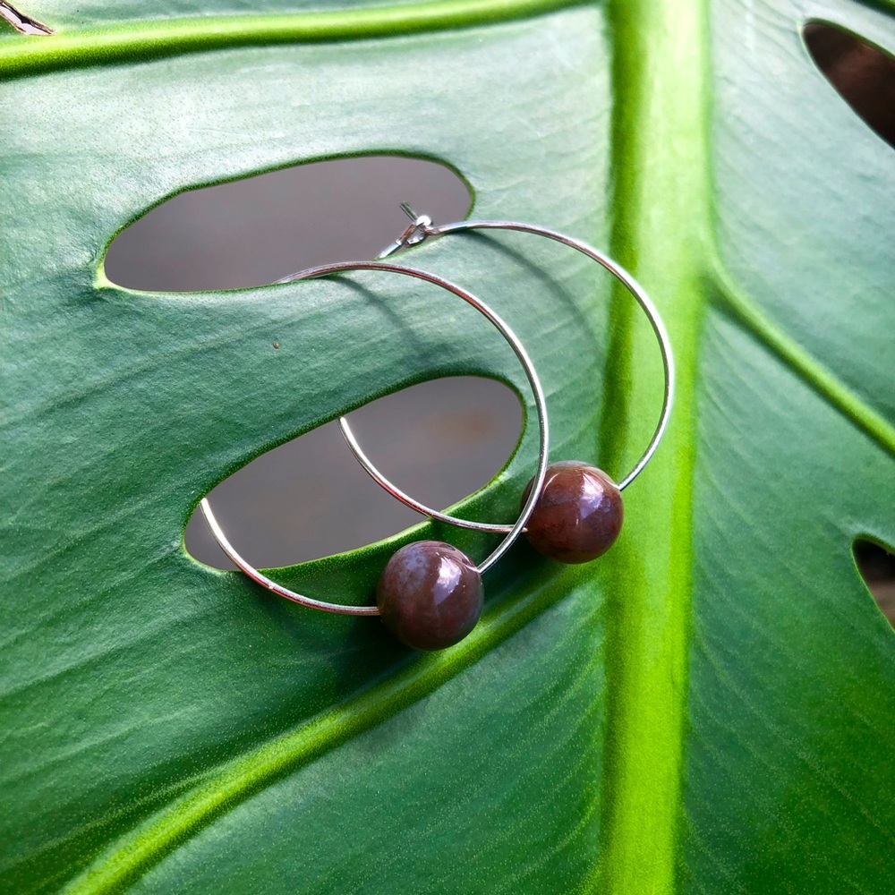 Brand New Handmade Agate earrings